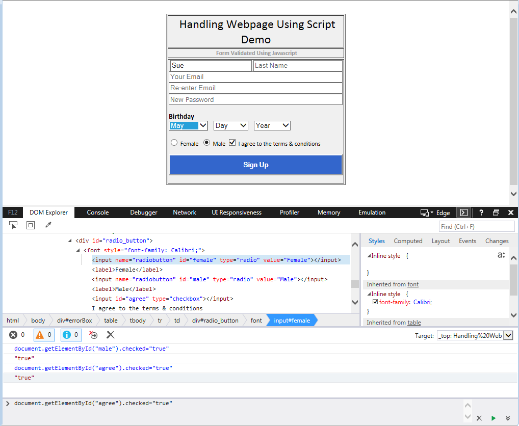 Best Practices to Control HTML Elements