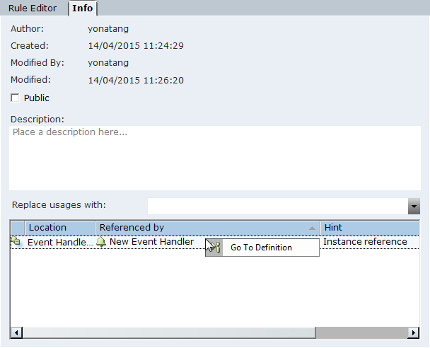 Action Editor