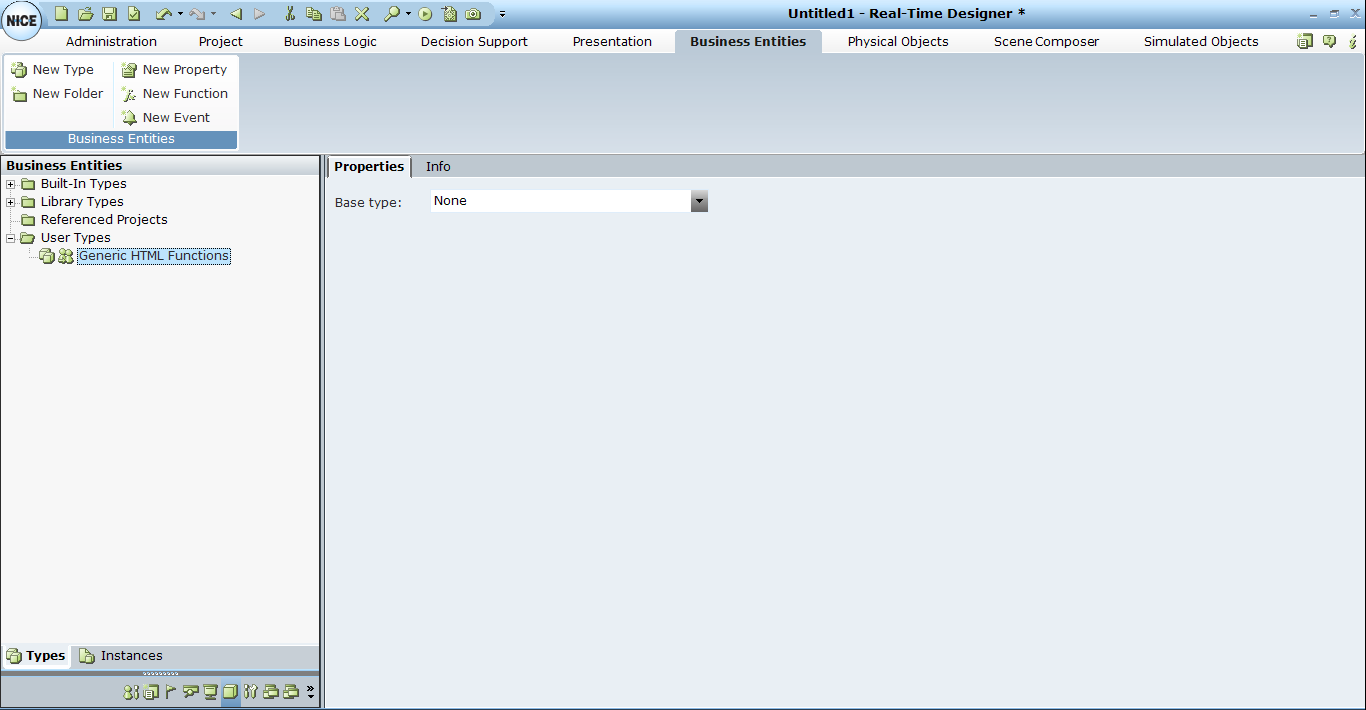 Using the Generic HTML Function